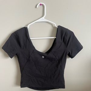 Lululemon align tee size 6 in black